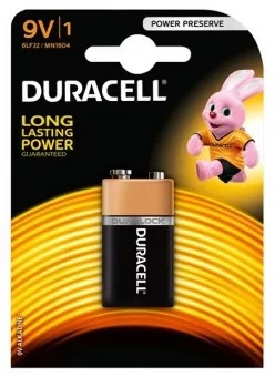 Duracell Duralock Basic MN1604 9V alkáli elem Duracell Duralock Basic MN1604 9V alkáli elem