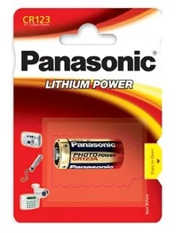 Panasonic CR123A Lítium 3V fotóelem