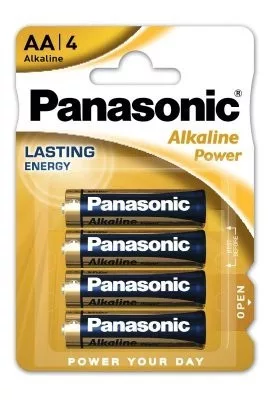 Panasonic Alkaline Power LR6 AA elem MN1500 4db-os csomagban