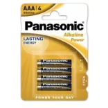 Panasonic Alkaline Power LR03 AAA elem MN2400 4 db-os csomagban
