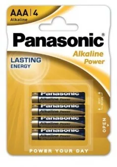   Panasonic Alkaline Power LR03 AAA elem MN2400 4 db-os csomagban
