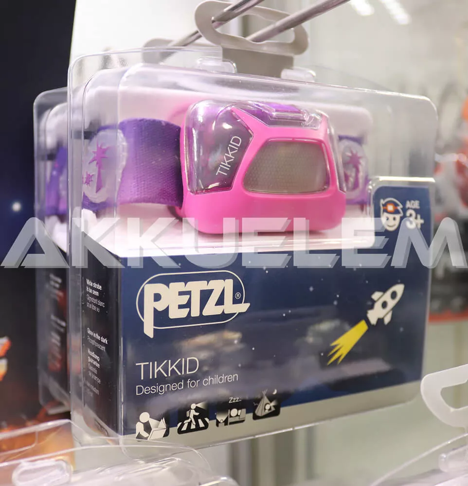 PETZL TIKKID pink fejlámpa E091BA01 20lum
