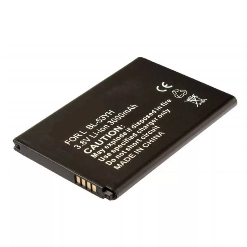 LG G3 BL-53YH 3,8V 3000mAh mobiltelefon akkumulátor utángyártott LG G3 BL-53YH 3,8V 3000mAh mobiltelefon akkumulátor utángyártott
