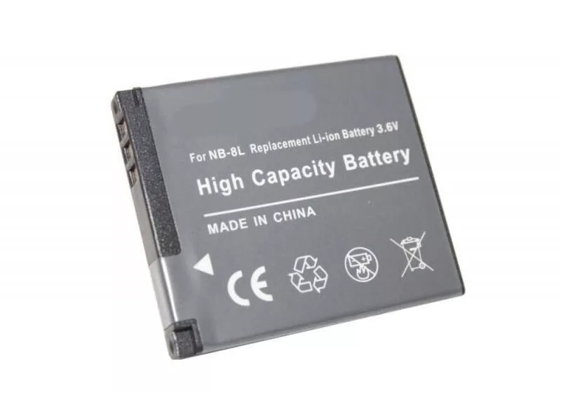 Canon NB-8L 3,6V 600mAh digitális fényképezőgép akkumulátor – utángyártott