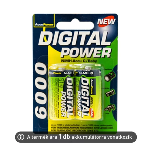 Digital Power 6000mAh C akkumulátor (ár/db) Digital Power 6000mAh C akkumulátor (ár/db)