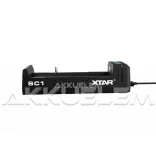 XTAR SC1 Li-ion USB-s akkumulátor töltő 18650 - 26650