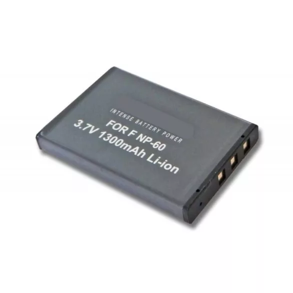 Fuji NP60 Klic5000 DB40 3,7V 1300mAh utángyártott kamera akkumulátor - VHBW