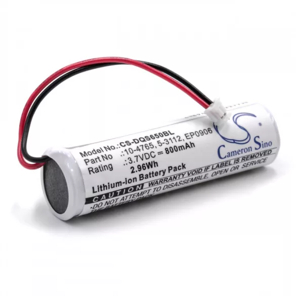 Datalogic Quicksscan QS6500BT QS65 800mAh utángyártott akkumulátor - VHBW