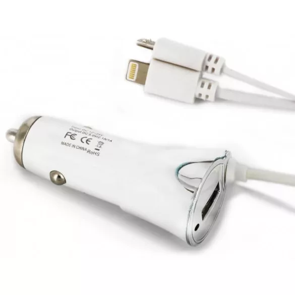 Univerzális töltő  iPhone USB microUSB 5V 1000mA-2A 
