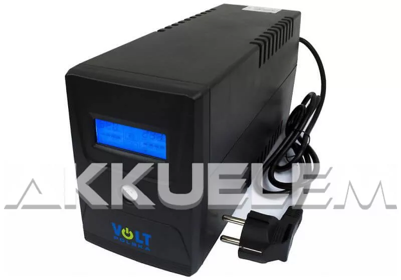 VOLT Polska 800VA/480W trapéz szünetmentes tápegység 1x9Ah