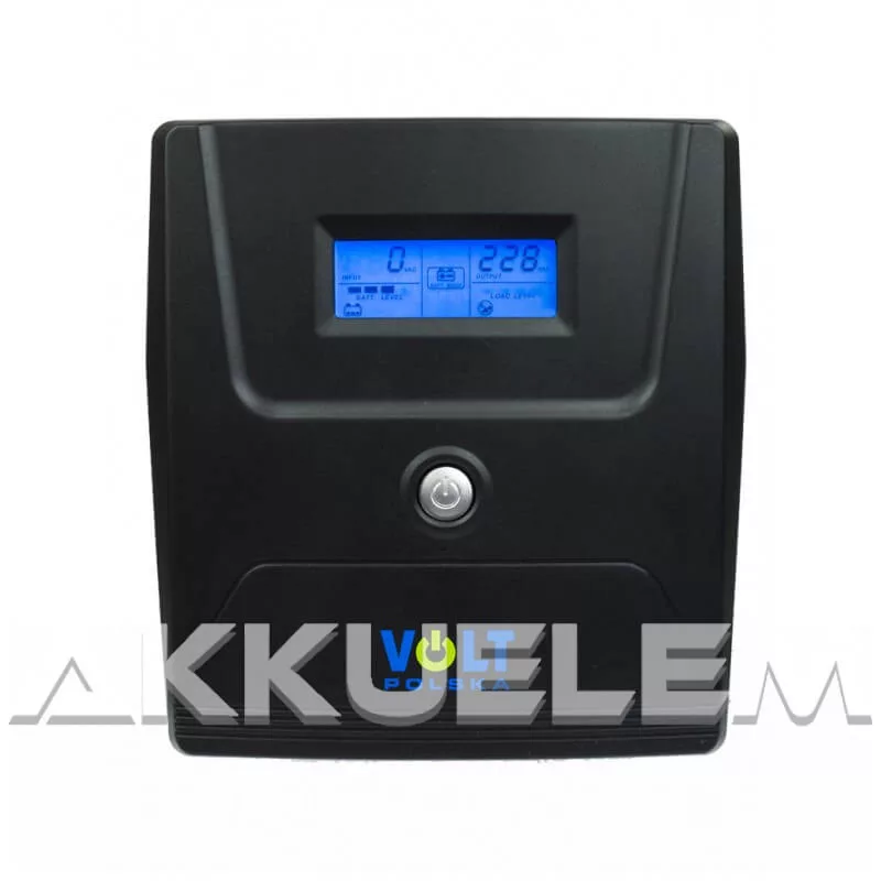 VOLT Polska 1200VA/720W trapéz szünetmentes tápegység 2x7Ah