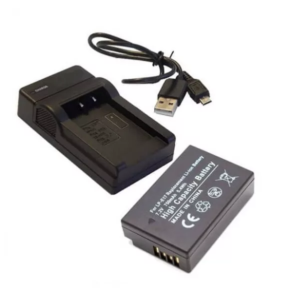 Canon LP-E17 7,2V 1040mAh utángyártott akkumulátor + töltő