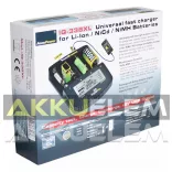 Accupower IQ-338XL Li-ion Ni-Cd Ni-MH univerzális gyorstöltő LCD-kijelzős