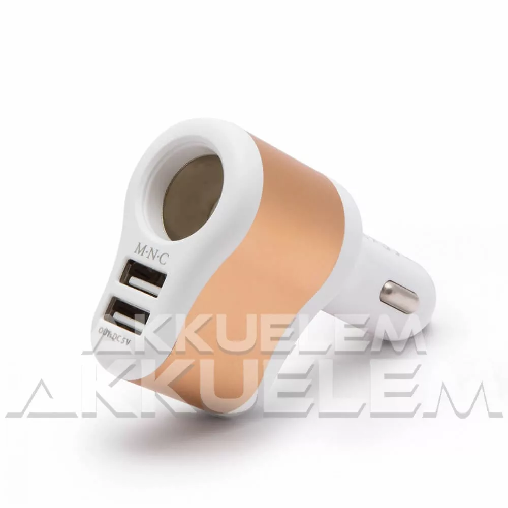 Szivargyújtó aljzat + 2db USB csatl. 5V 2,1A 54921WH