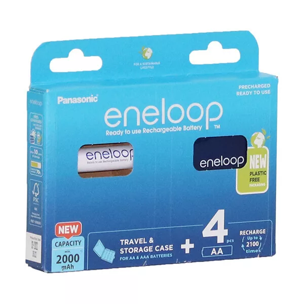 Eneloop AA 2000m Ah Ni-MH akku 4db-os csomagban Eneloop AA 2000m Ah Ni-MH akku 4db-os csomagban