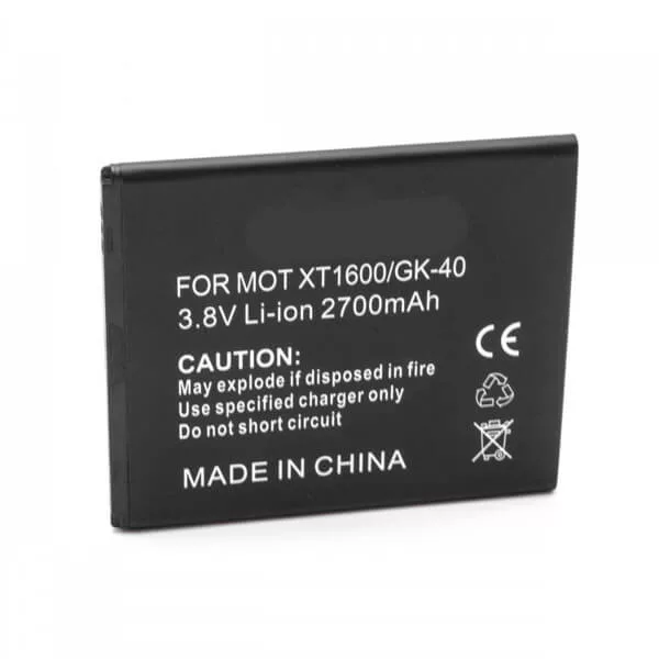 Motorola XT1600 GK40 3,8V 2700mAh utángyártott okostelefon akkumulátor Motorola XT1600 GK40 3,8V 2700mAh utángyártott okostelefon akkumulátor