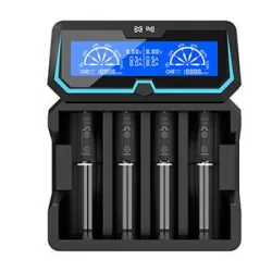   XTAR X4 Li-ion/Ni-MH négy csatornás hálózati/USB-s akkumulátor töltő
