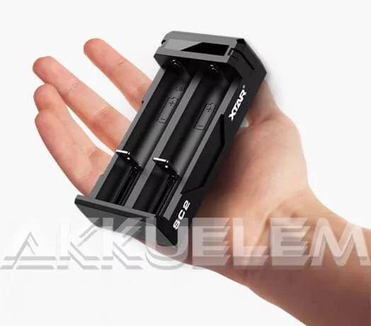 XTAR SC2 két csatornás Li-ion USB-s akkumulátor töltő