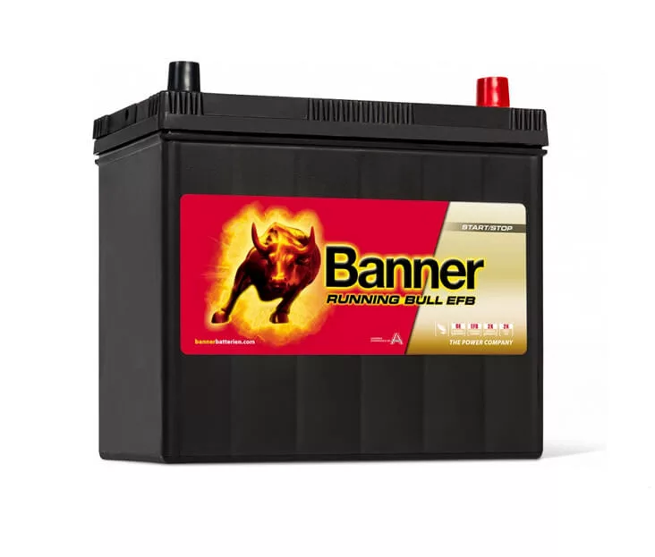 Banner Running Bull 55515 EFB 12V 460A 55Ah autó akkumulátor ASIA JOBB+ Banner Running Bull 55515 EFB 12V 460A 55Ah autó akkumulátor ASIA JOBB+