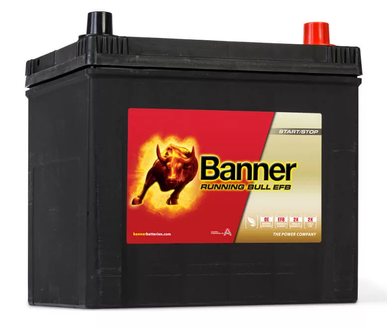 Banner Running Bull EFB 56515 12V 550A 65Ah autó akkumulátor ASIA JOBB+