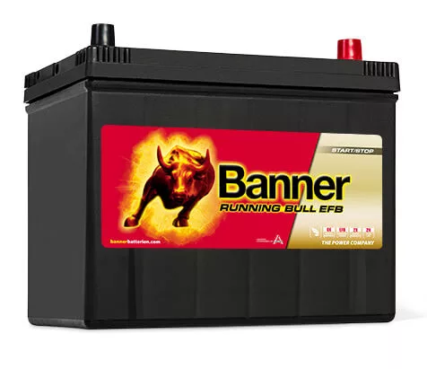 Banner Running Bull EFB 57015 12V 660A 70Ah autó akkumulátor ASIA JOBB+