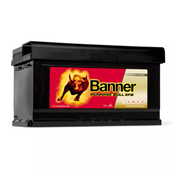 Banner Running Bull EFB 57512 12V 730A 75Ah autó akkumulátor JOBB+