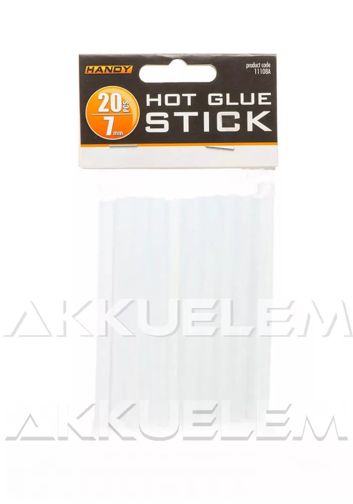 Ragasztópisztoly töltet 20db 7mm ragasztórúd 11108A