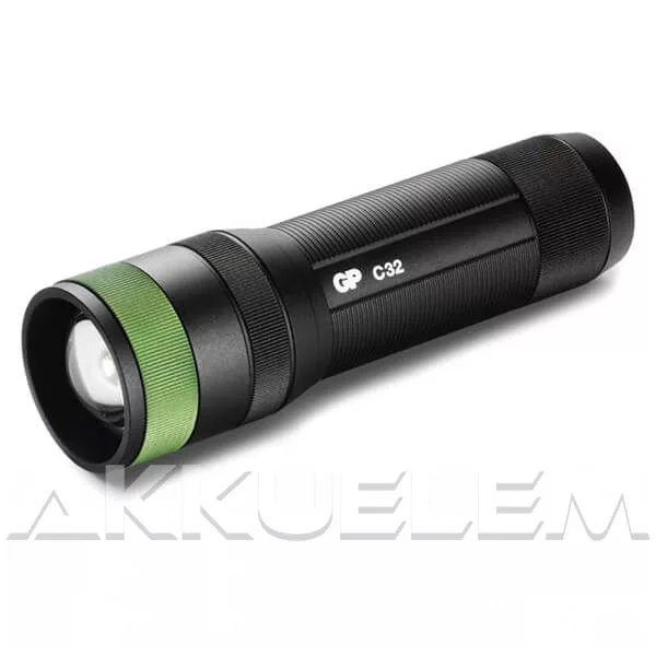 GP led lámpa C32 3*AAA Cree 300lm zoom