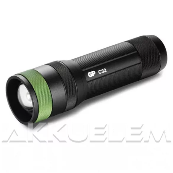 GP led lámpa C32 3*AAA Cree 300lm zoom