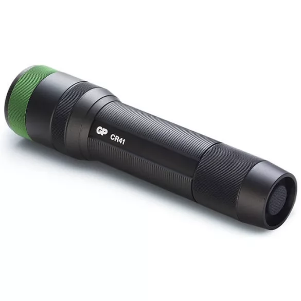 GP CR41 9W CREE ledes tölthető, fókuszálható kézilámpa akkuval