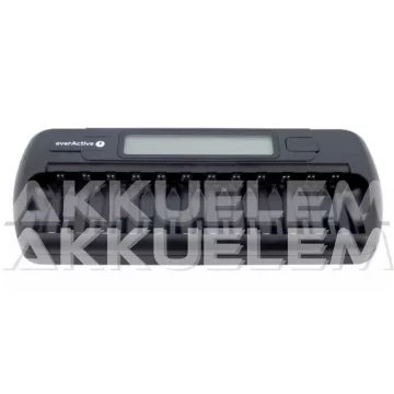   EverActive NC-1200 12 csatornás AA és AAA akkutöltő AA/500mA AAA/250mA