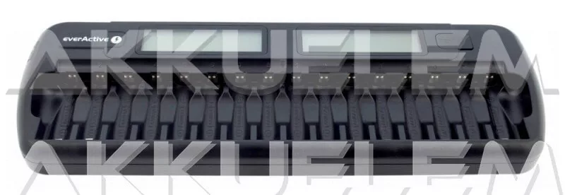 EverActive NC-1600 16 csatornás AA és AAA akkutöltő AA/500mA AAA/250mA