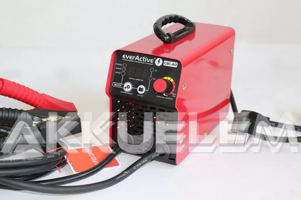 everActive CBC-40 12V/24V 5-40A autó akkumulátor töltő-rásegítő