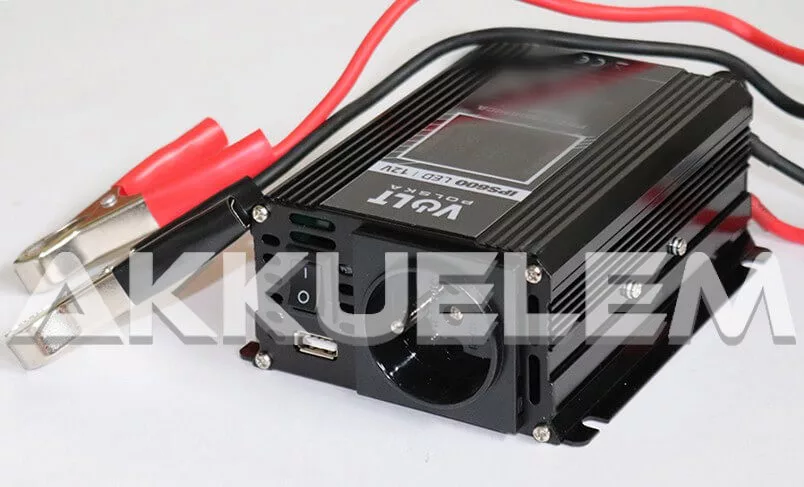 VOLT Polska IPS600 LED 24V 300W/max. 600W trapéz inverter LED-kijelzős