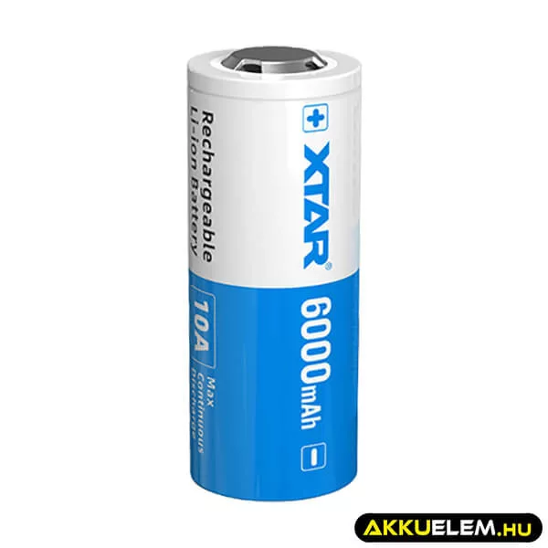 Xtar 26650 6000mAh 3,6V Li-Ion akkumulátor PCB