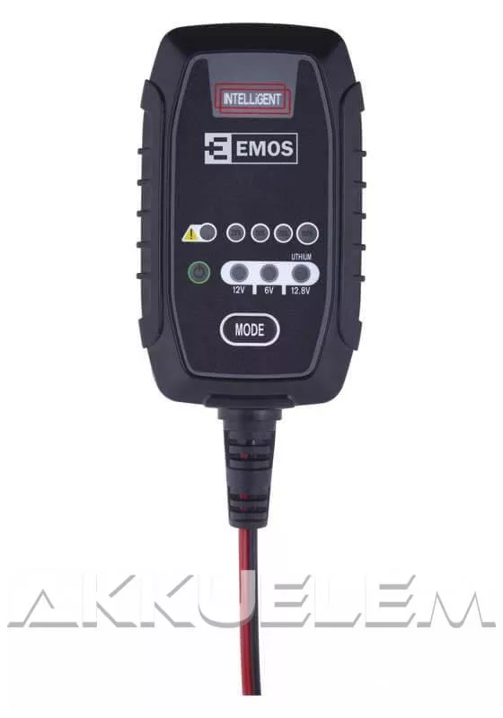 N1015 Li-ion Li-FePO4 AGM autó motor akkumulátor töltő 6V/12V