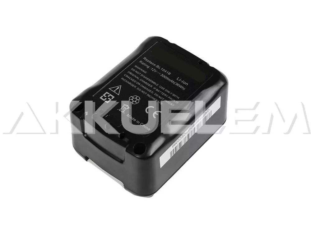 Makita BL1041 10.8V 3000mAh Li-ion utángyártott szerszámgép akku