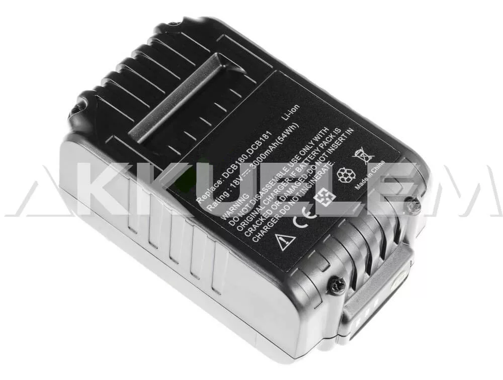 DeWalt DCB180 18V 4000mAh Li-Ion utángyártott szerszámgép akkumulátor