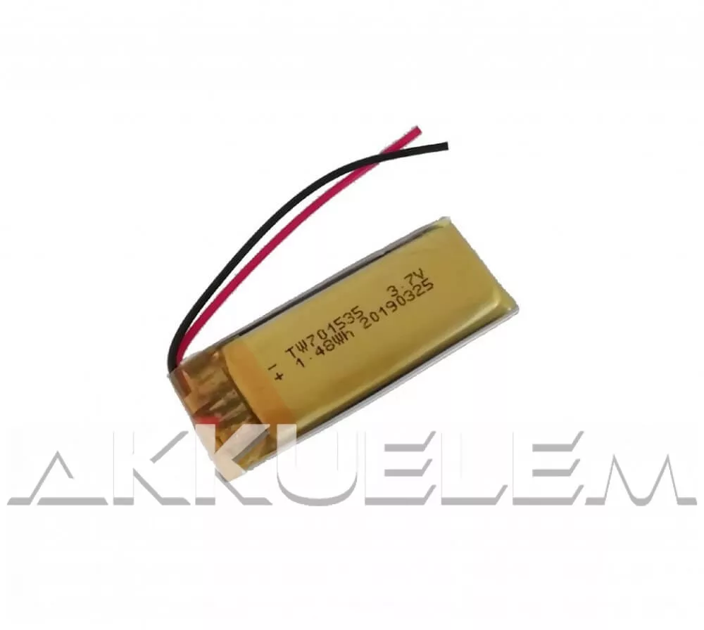 Li-Po akkumulátor 3,7V 320mAh 701535 Li-Po akkumulátor 3,7V 320mAh 701535