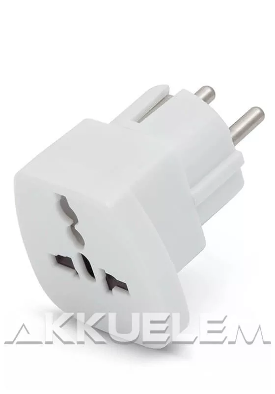 USA->EU hálózati aljzat átalakító utazó adapter