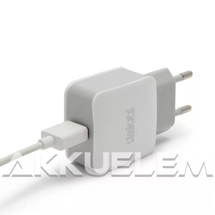 Delight 55045-1wh 5V 1200mA hálózati USB adapter 110-240V Delight 55045-1wh 5V 1200mA hálózati USB adapter 110-240V