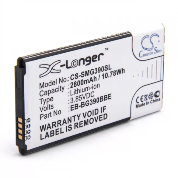 Samsung Galaxy XCover 4, SM-G390 2800mAh utángyártott akkumulátor - VHBW
