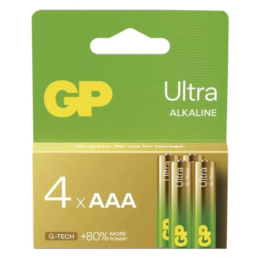 GP Ultra Alkaline LR03 AAA tartós elem 4db/bliszter (ár/db)