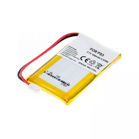 PS3 Dualshock 3 3,7V 950mAh LIP1359 utángyártott kontroller akkumulátor - VHBW