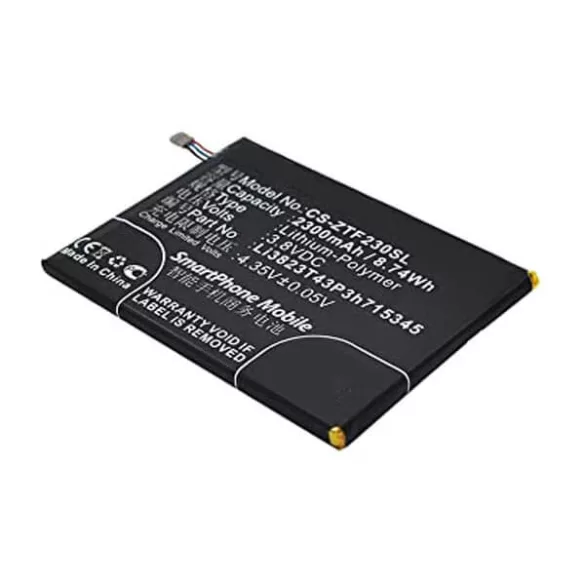 ZTE Grand S Flex 3,8V 2300mAh utángyártott okostelefon akkumulátor - VHBW