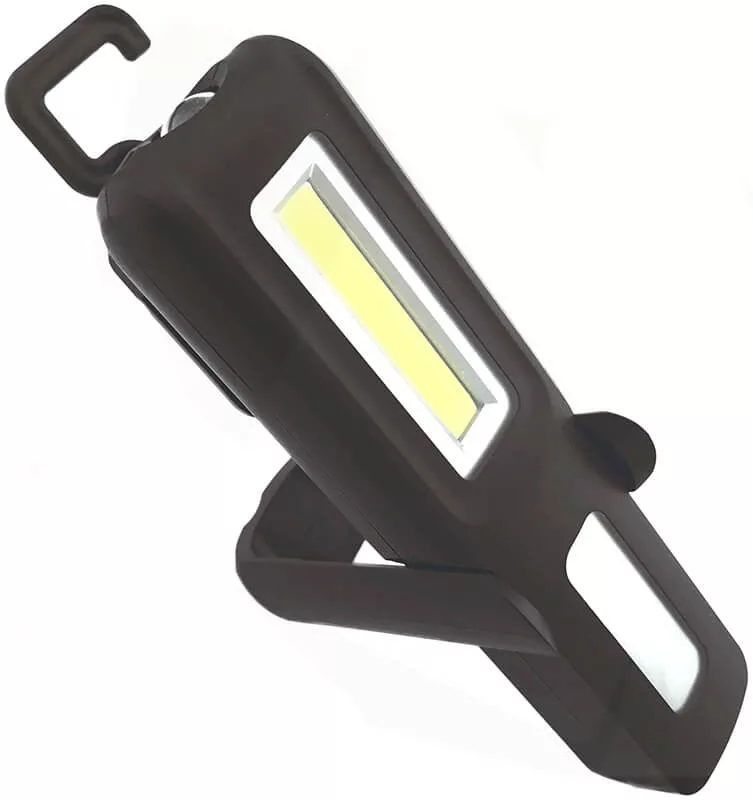 Lámpa Entac szerelő tölthető 1w cob +3w xpe