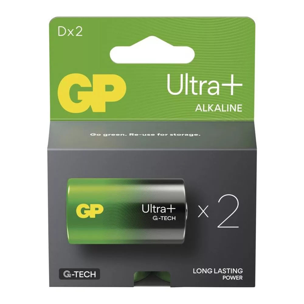 GP Ultra Plus LR20 D tartós elem 2db/bliszter (ár/db)