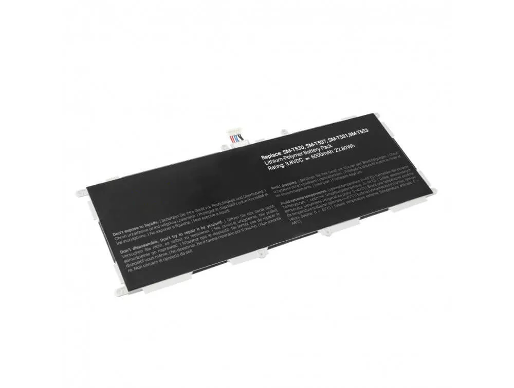 Samsung SM-T530 3,8V 6000mAh utángyártott tablet akkumulátor