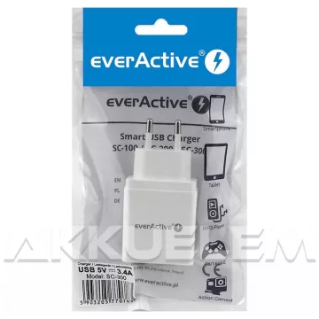 everActive 3xUSB gyorstöltő 5V 3,4A