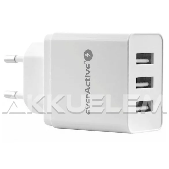 everActive 3xUSB gyorstöltő 5V 3,4A